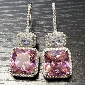 4ct Pink Sapphire Earrngs